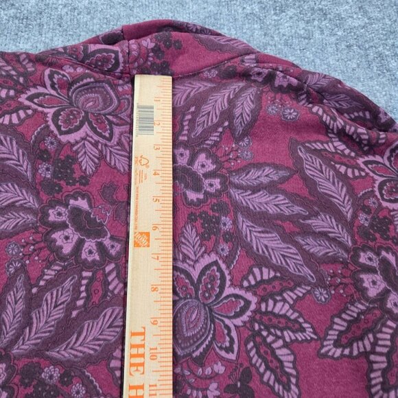 Bryn Walker Margo Coat Cardigan Womens Large Bamboo Organic‎ Floral Lagenlook - Picture 11 of 13